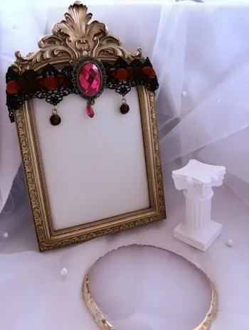 Collier ras de cou dentelle
