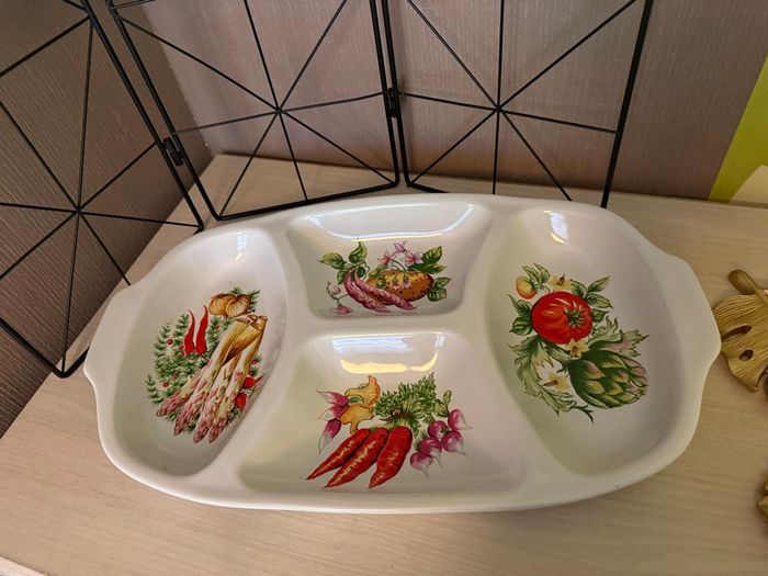 Plat de service motifs légumes - REVOL - photo numéro 4