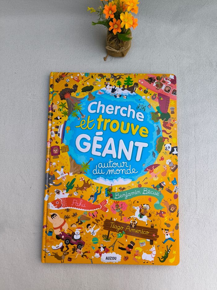 Livre Cherche et trouve géant Auzou