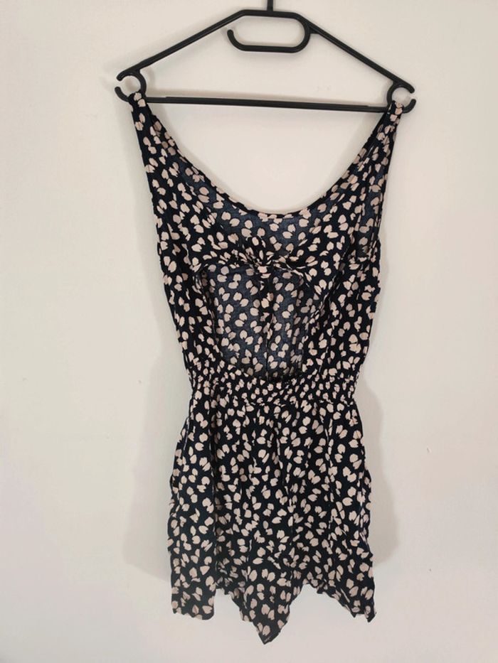 Combishort été bleue tâches blanches - photo numéro 2