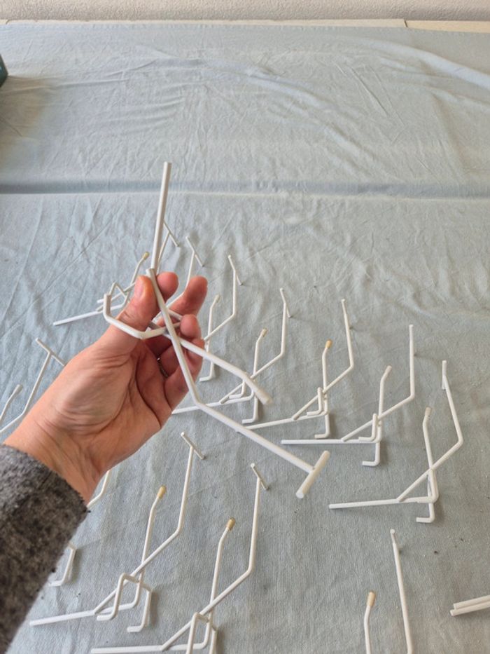 Lot de crochets pour grillage - photo numéro 2