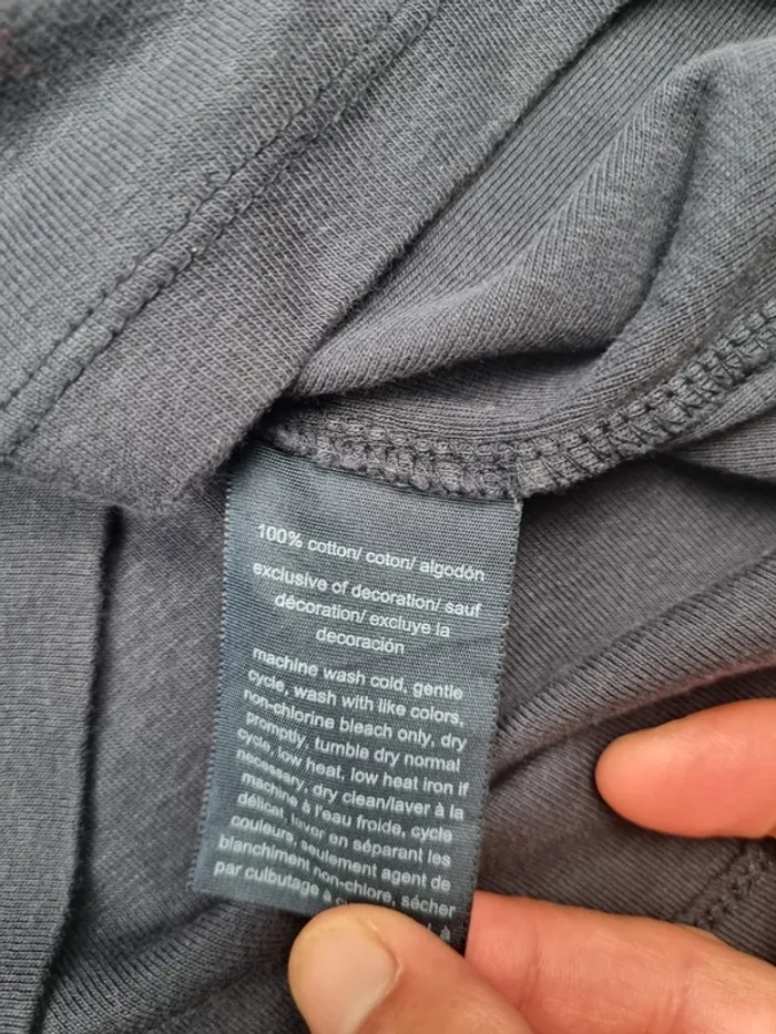 Sweat bleu marine Tommy Hilfiger – Taille S Femme (mesures en photos) - photo numéro 9