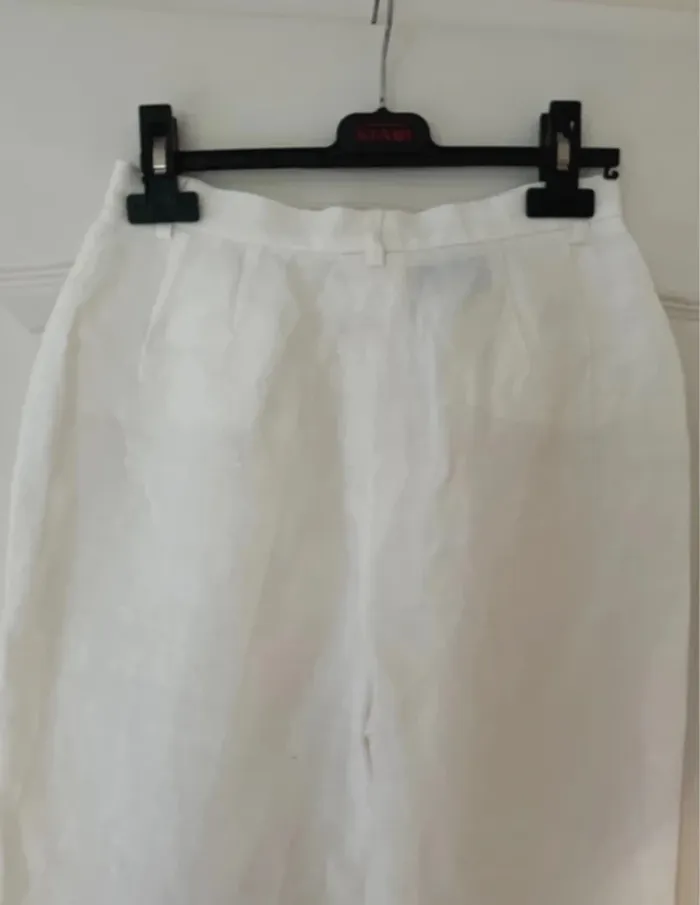Pantalon en lin neuf Caroll - photo numéro 6