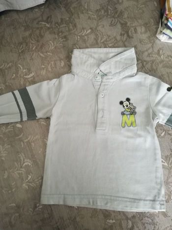 Polo ml mickey 3 mois garçon