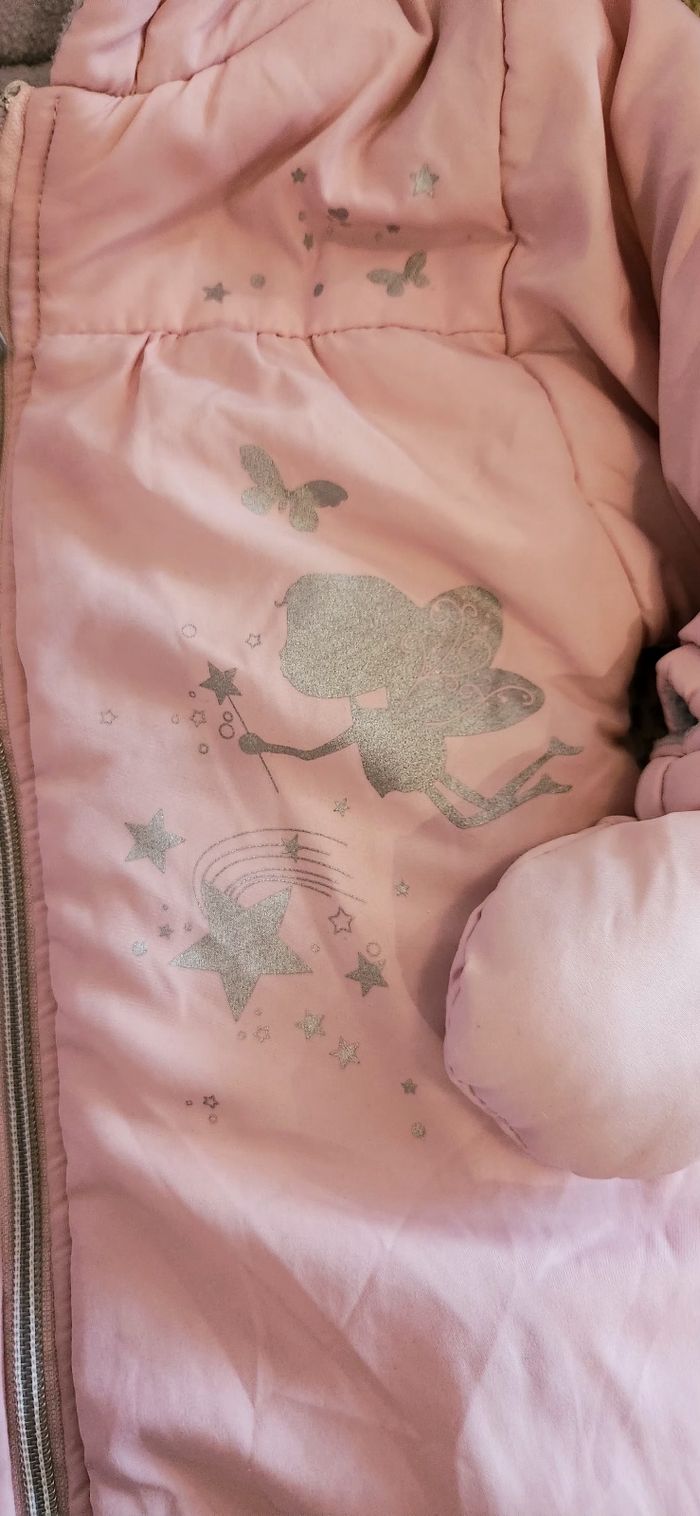 Combinaison Bébé fille 12mois Les P'tits Babies rose - photo numéro 7