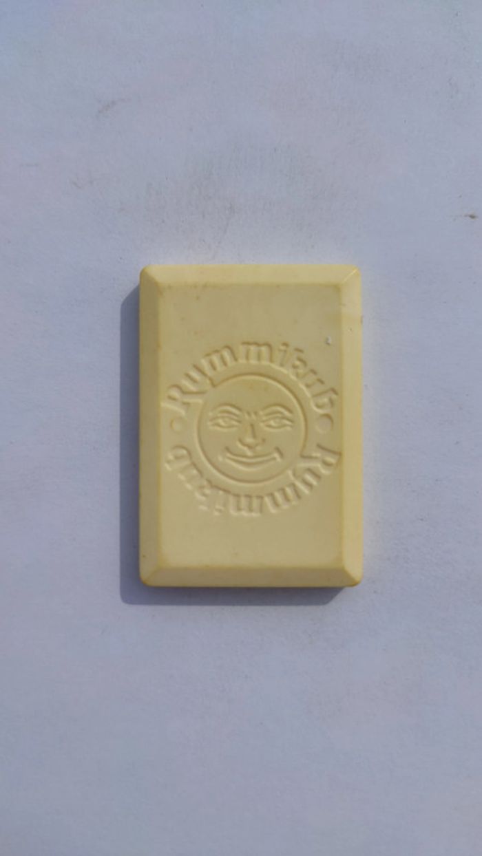 Tuile chiffre 5 cinq orange pièce détachée Rummikub Le rami des chiffres 1996 hasbro #B40 - photo numéro 2