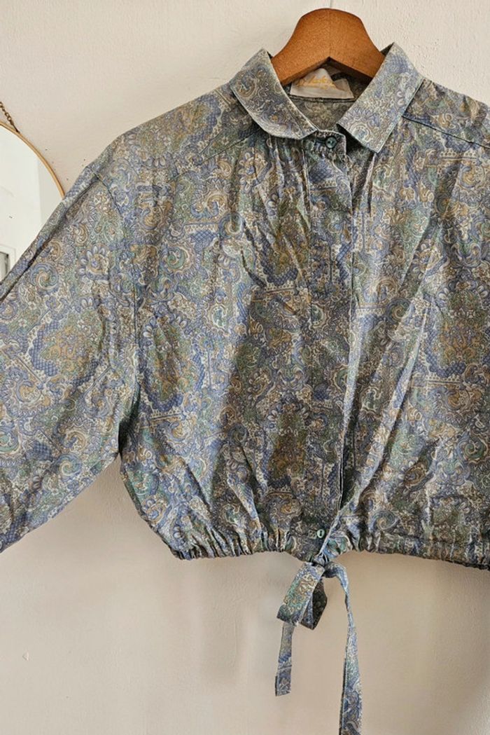 Blouse à motifs vintage - photo numéro 2