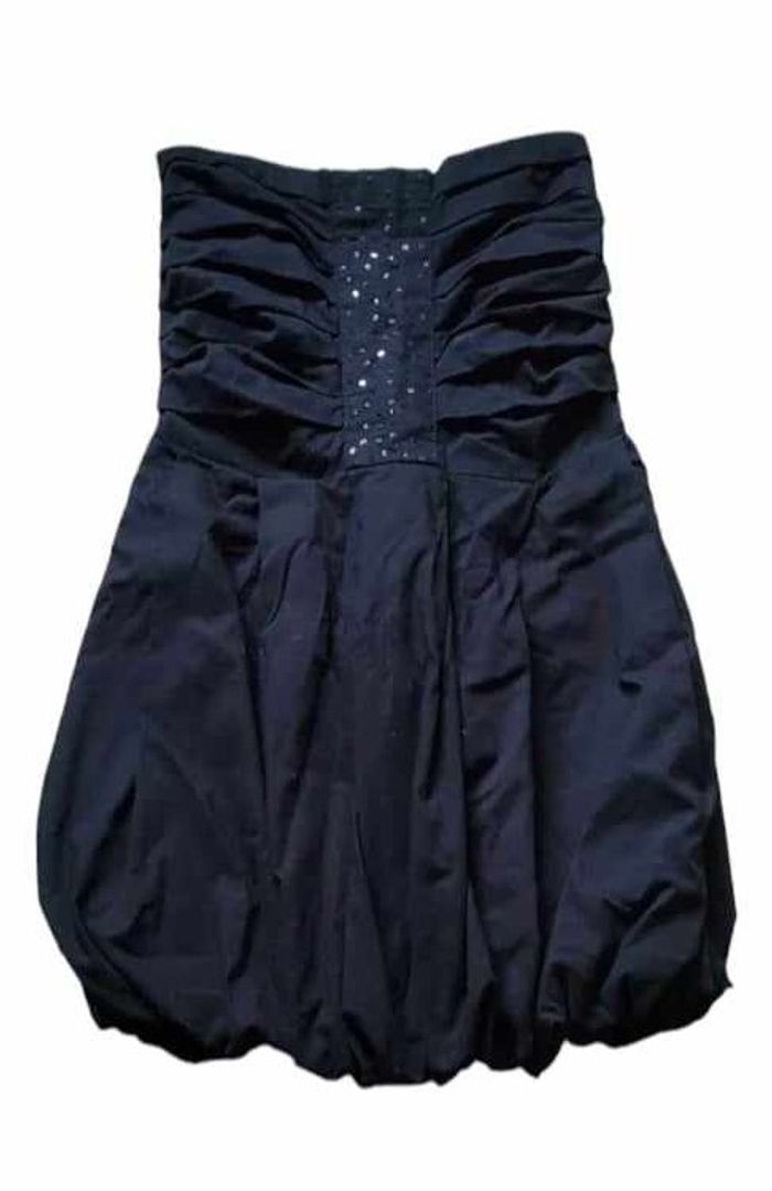 robe boule bustier noir femme taille 38 - photo numéro 6