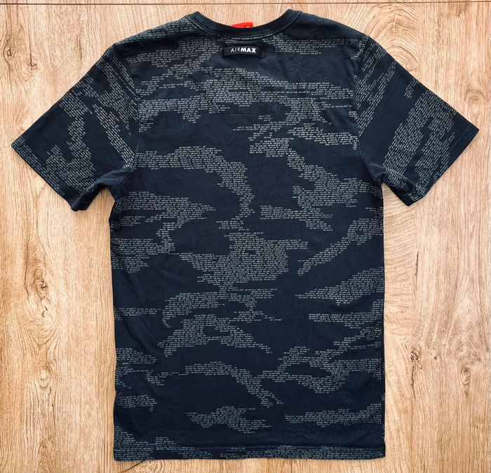 T.shirt noir et gris Nike Air Max pour homme en taille S - photo numéro 3