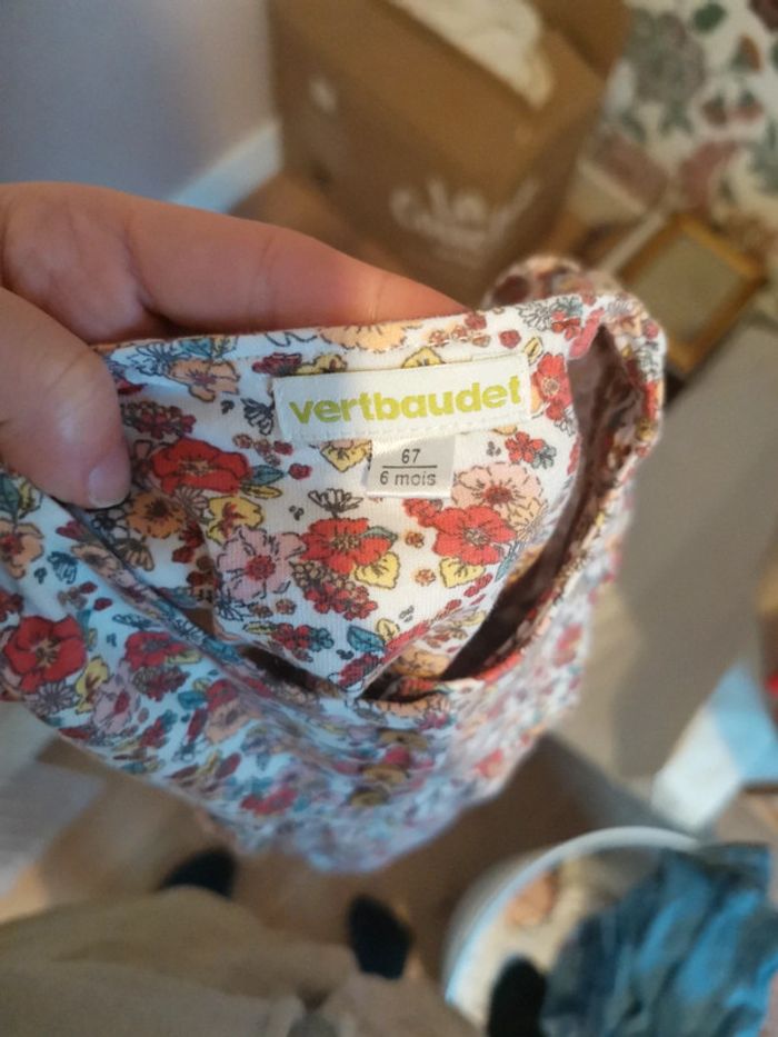 Robe fleurie vertbaudet - photo numéro 4