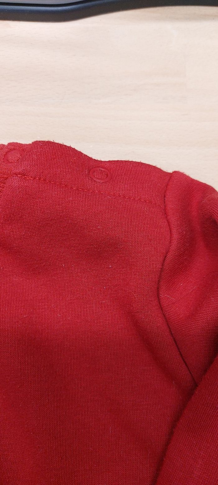 Pull Noël "Sapin et renne " rouge et vert T'ai 24 mois - photo numéro 6