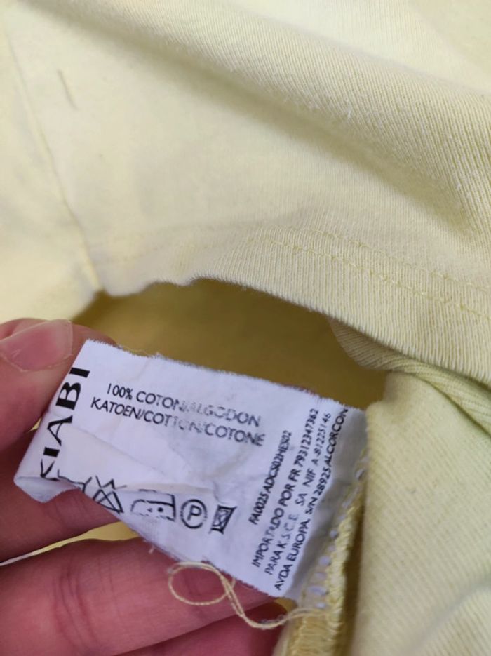 T Shirt jaune citron Kiabi 5 ans - photo numéro 5