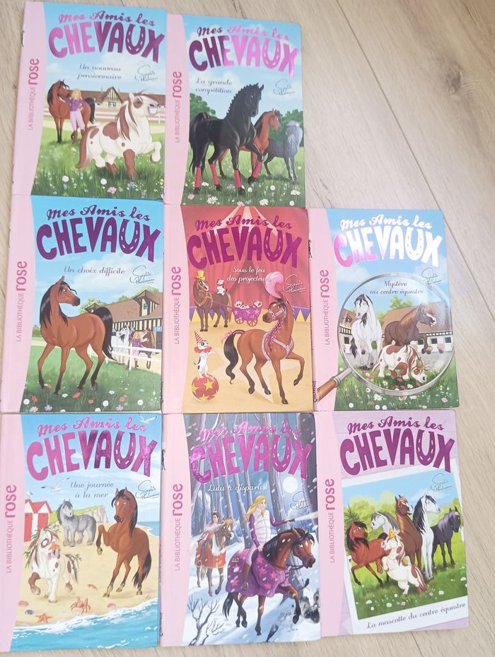 Lot livres "Mes amis les chevaux"
