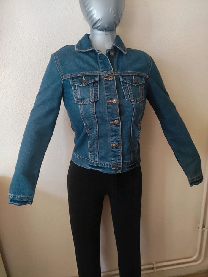 Veste en jean taille 12 ans - photo numéro 4