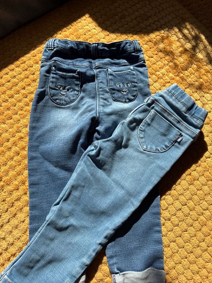 Lot 2 jeans fille 23 mois - photo numéro 4