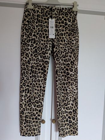 Pantalon léopard Morgan 34 neuf avec étiquette