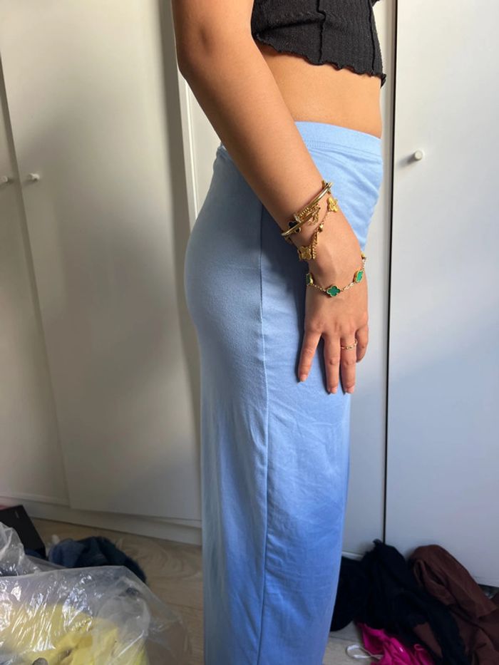Jupe bleu claire - photo numéro 2