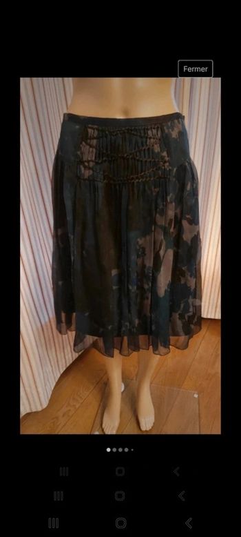 Jolie Jupe Essentiel Antwerp t 36 100% soie