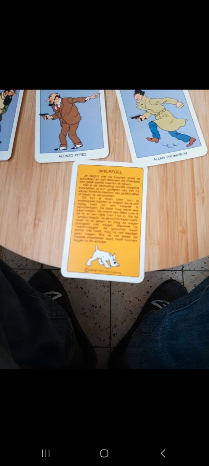 Jeux de carte tintin (collection) - photo numéro 4