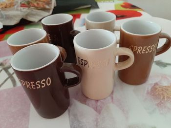 6 tasses espresso