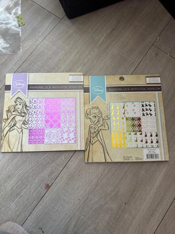 Bloc papier princesse Disney 15x15