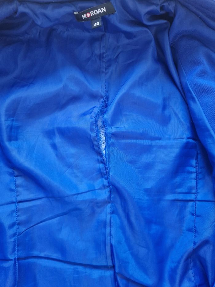 Veste femme Morgan bleue taille 40 - photo numéro 9