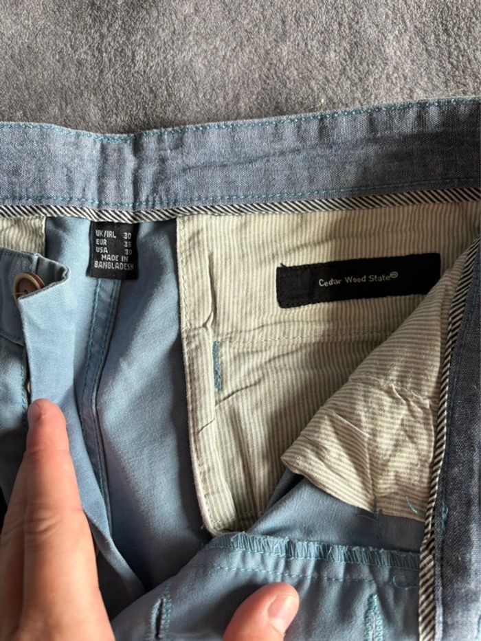 Short chino - bleu - taille 38 - photo numéro 4
