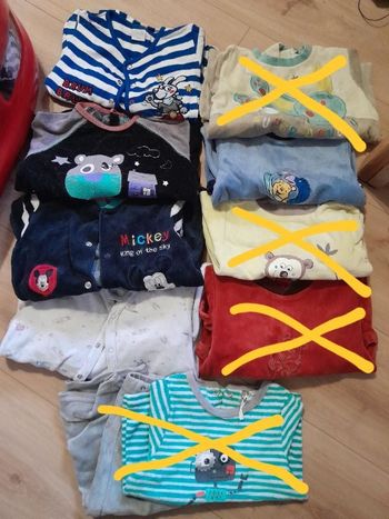 Lot pyjamas 18 mois