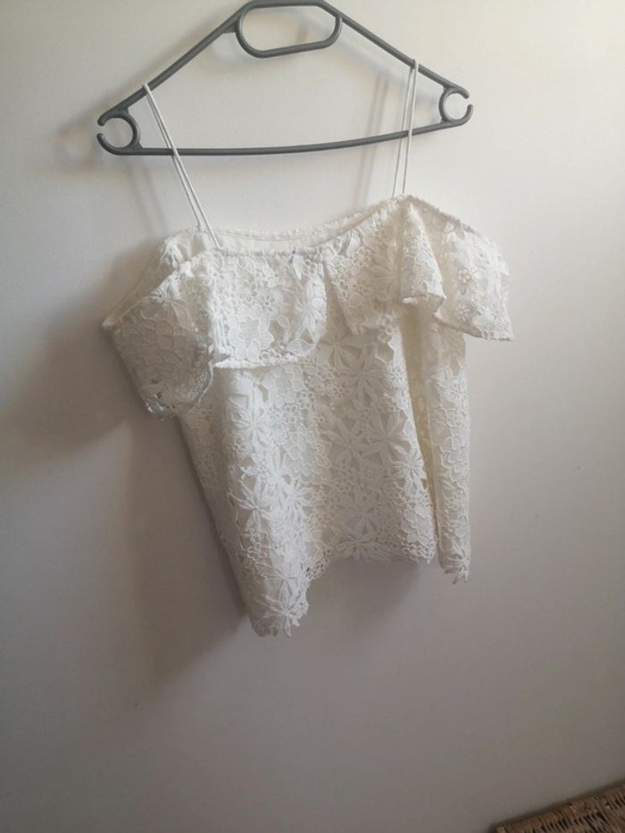 Haut dentelle Zara - photo numéro 4