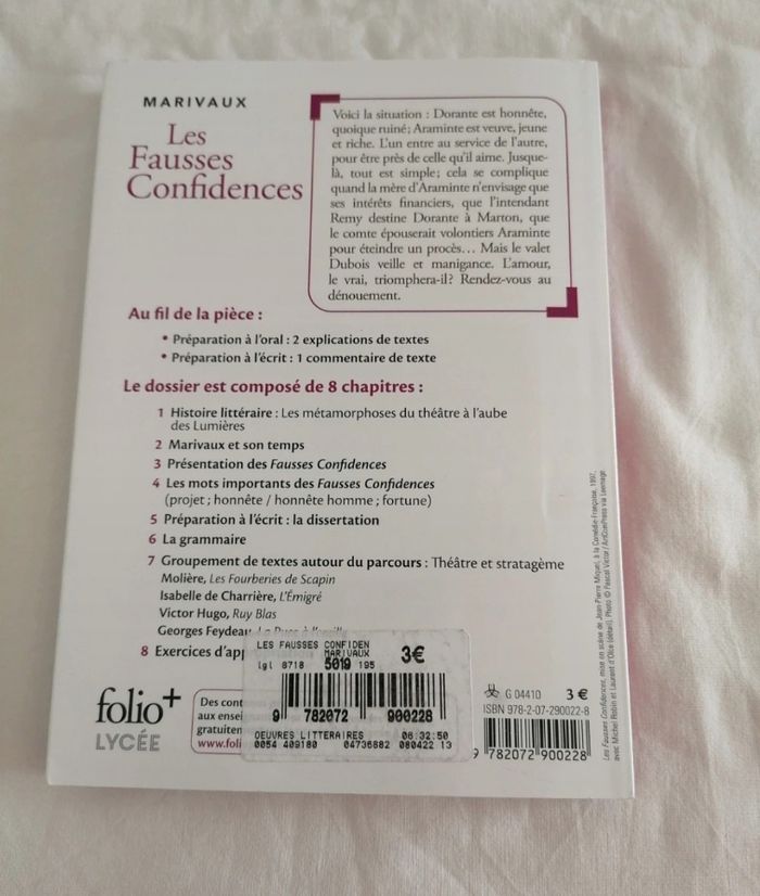 Les fausses confidences de Marivaux - photo numéro 2