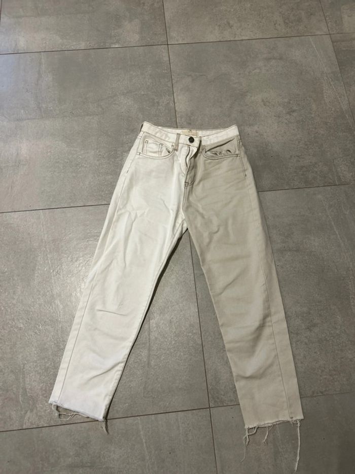 Jeans bicolore 34 stradivarius - photo numéro 2