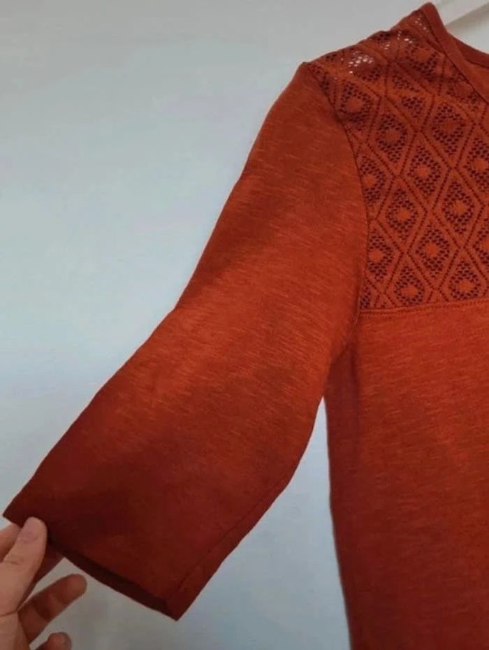 T-shirt demi manches longues taille S - photo numéro 5