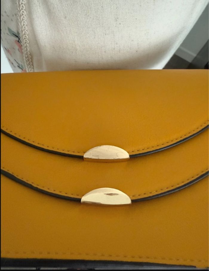 Sac à main bandoulière jaune H&M - photo numéro 3