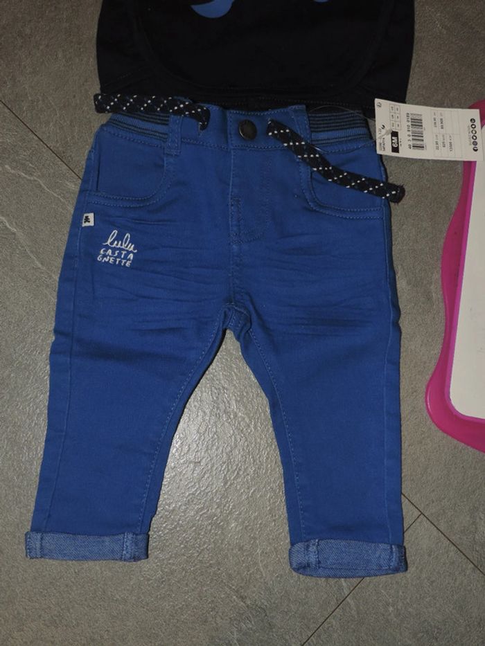 ensemble lulu castagnette taille 6 mois neuf - photo numéro 3