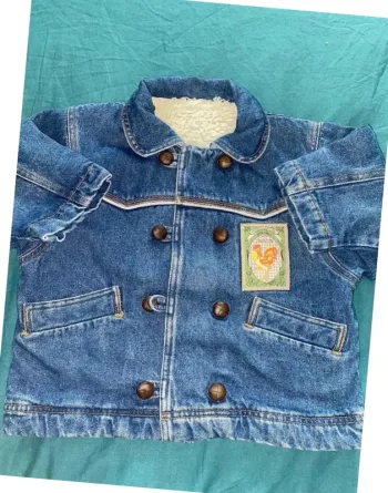 Veste en jean vintage garçon taille 3 ans