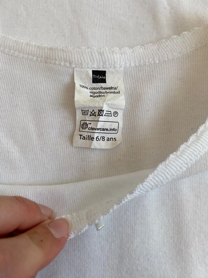 3 maillots de corps 6/8ans - photo numéro 7