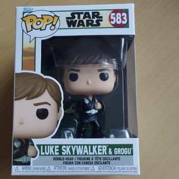 Figurine Pop Star Wars Luke Skywalker & Grogu Neuf