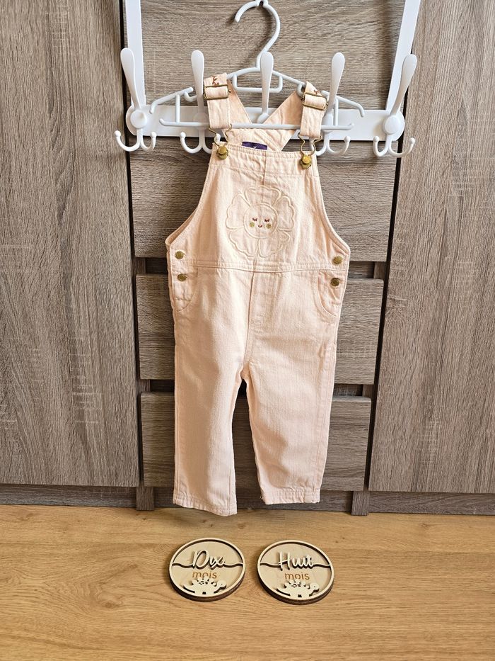 Vêtement Bébé Fille - Ensemble Salopette + body - Sergent Major - 18 mois 80 cm - photo numéro 2