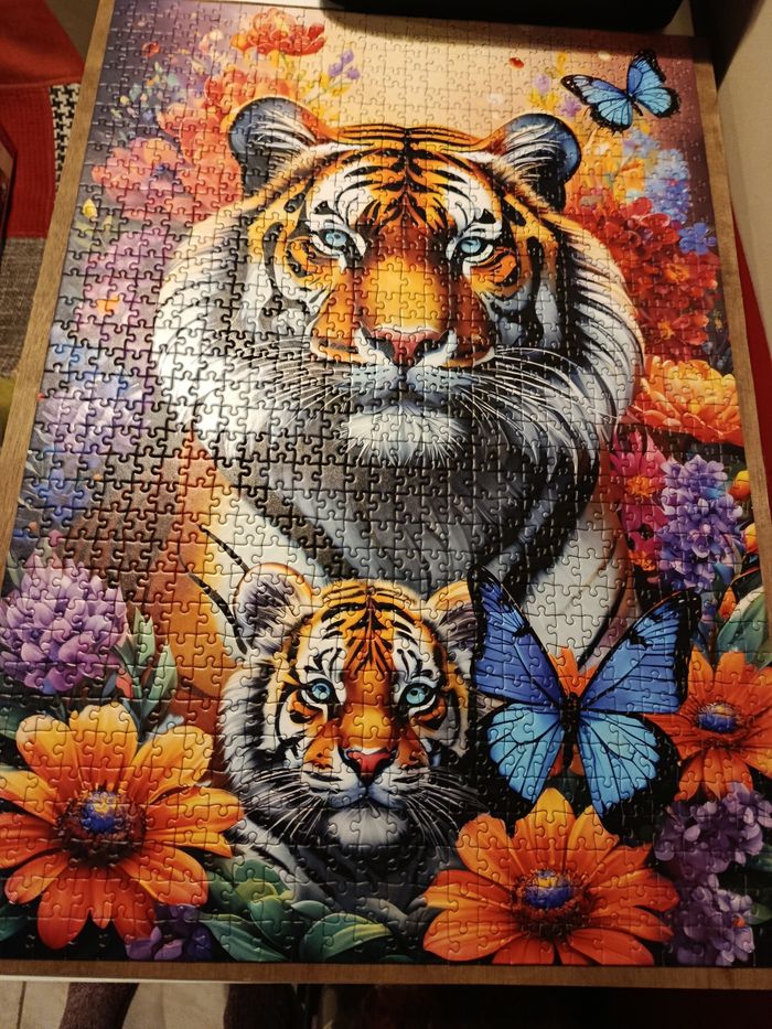 Puzzle 1000 pièces 🐯 - photo numéro 2