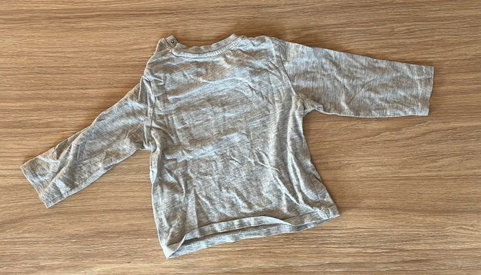 T-shirt manches longues gris - photo numéro 2