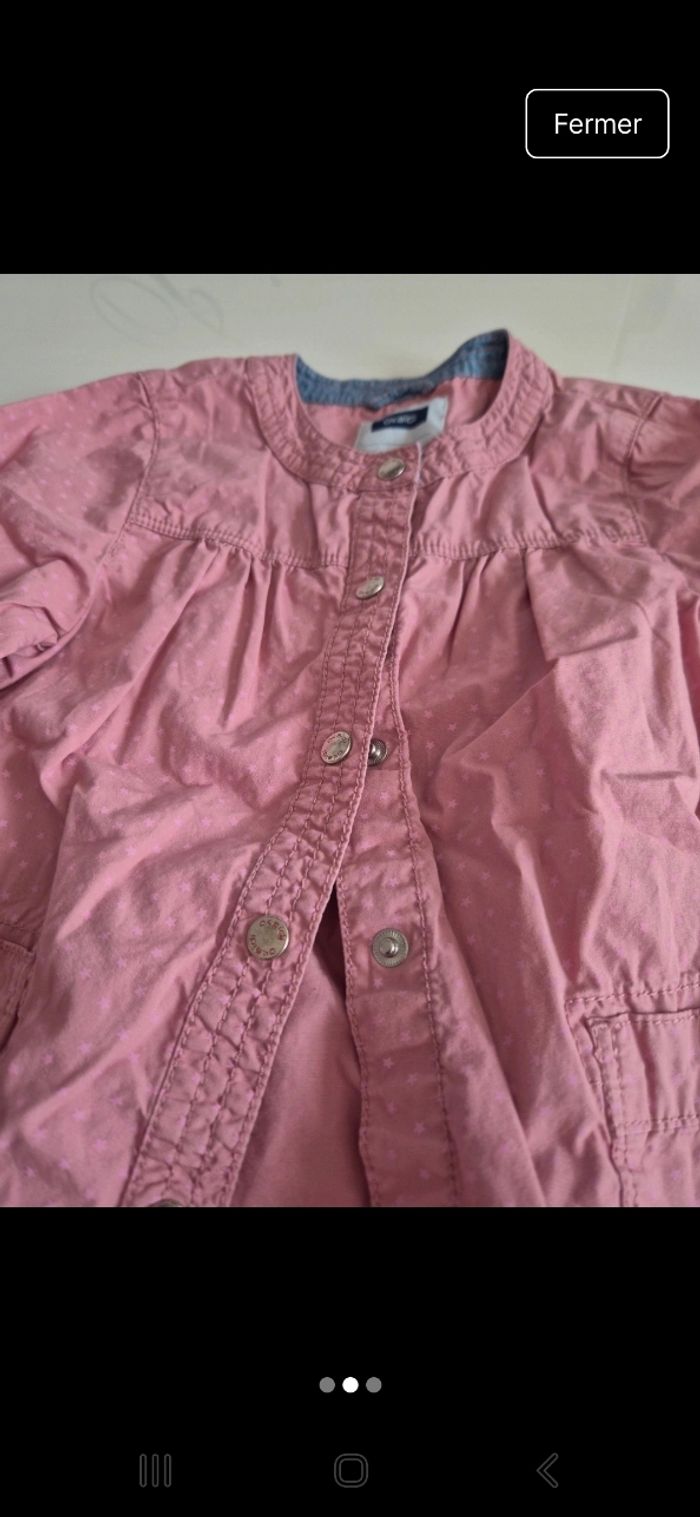 Robe blouse rose - photo numéro 2