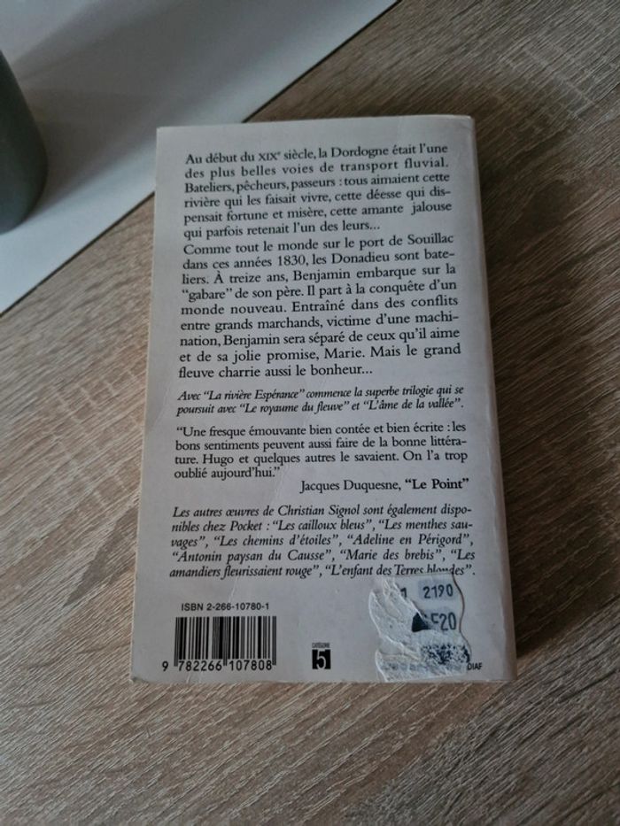 Livre la rivière espérance de Christian Signol - photo numéro 3