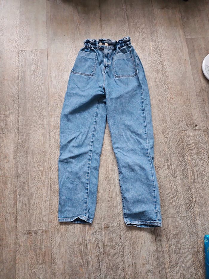 Jean taille haute cache-cache