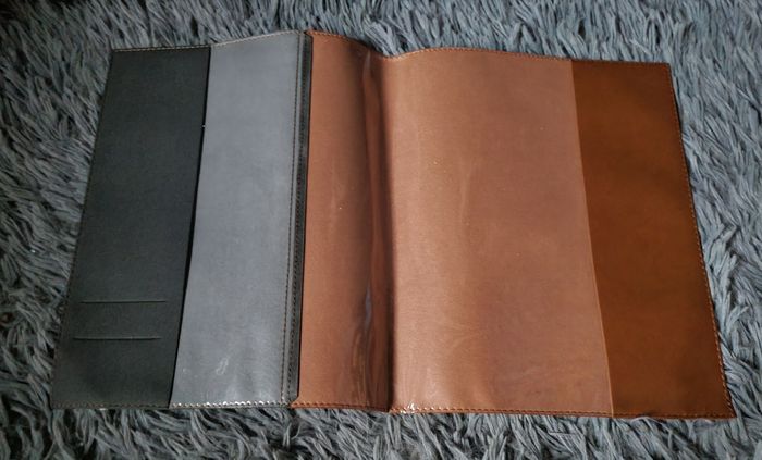 Protège cahier gris - photo numéro 2