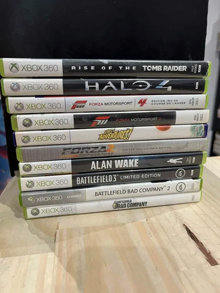 Lot de 10 jeux Xbox 360