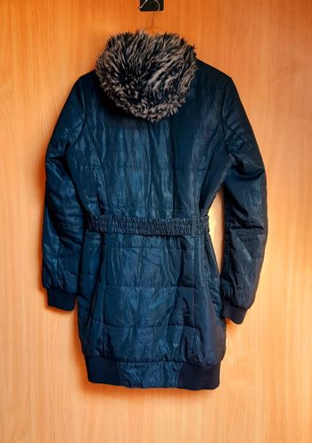 Manteau d'hiver long couleur gris souris  taille XL