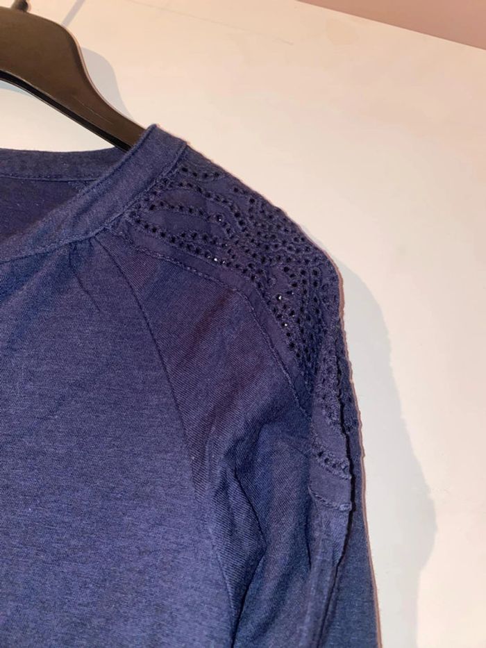 T-shirt bleu marine - gémo - Taille S - photo numéro 3