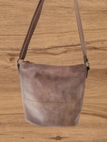 Sac à bandoulière taupe marron