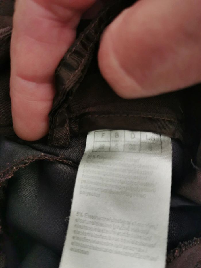 Short les 3 suisses polyester t 38 chocolat - photo numéro 5