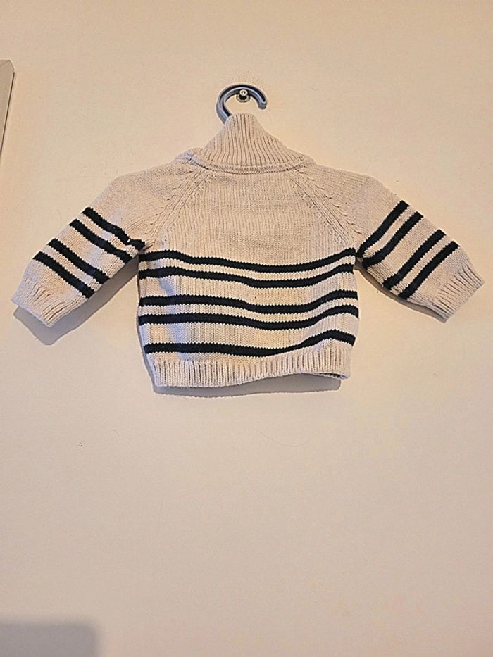Pull bébé garçon "tape à l'œil" taille 1 mois - photo numéro 4